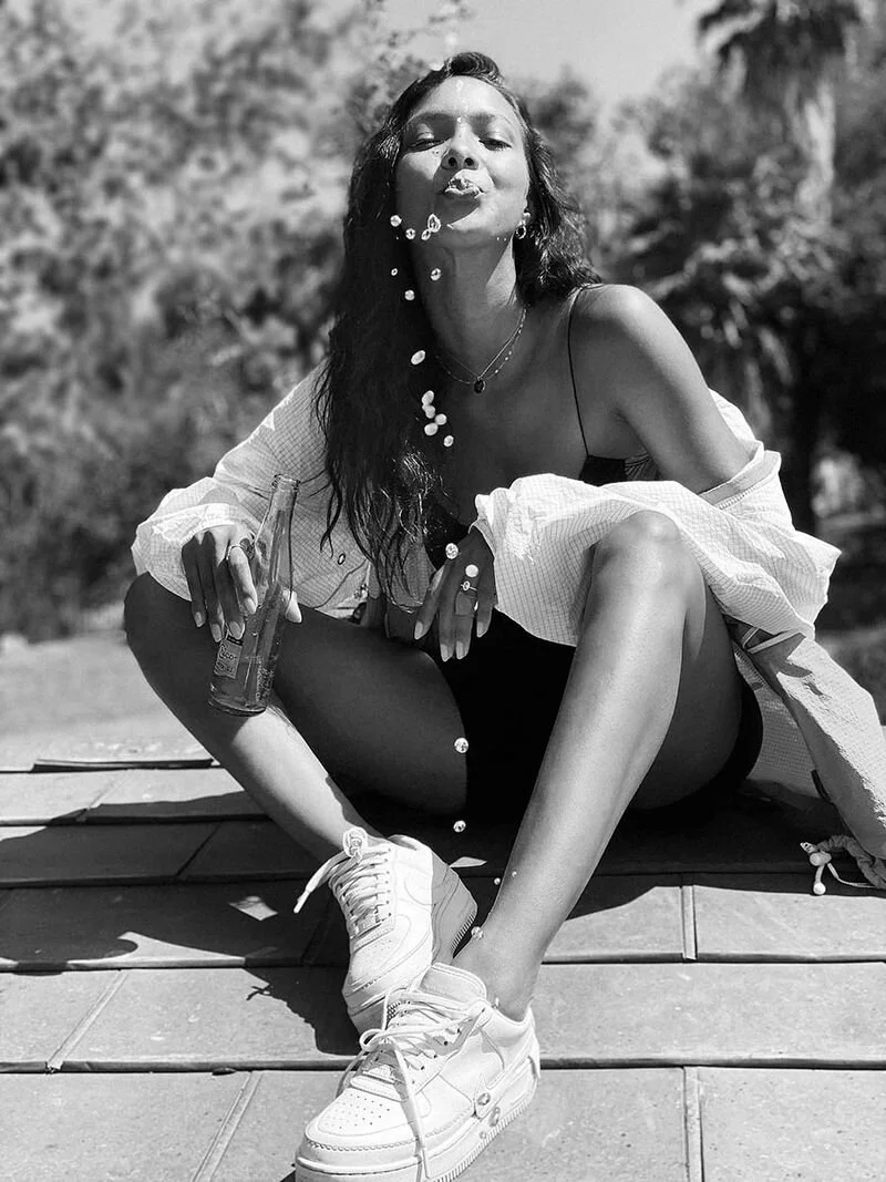 Lais Ribeiro's Sporty, Summer Style by Silja Magg for M Magazine